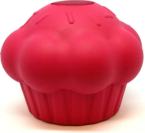 Juguete Dispensador de Premios para Perros — Cupcake Rosa, Talla M