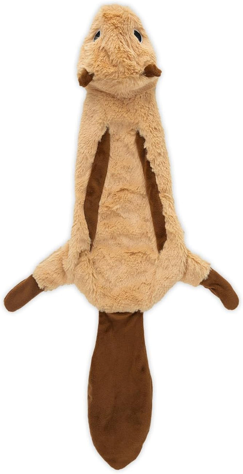 Juguete Peluche para Perros con Sonido — Ardilla Sin Relleno, Talla M