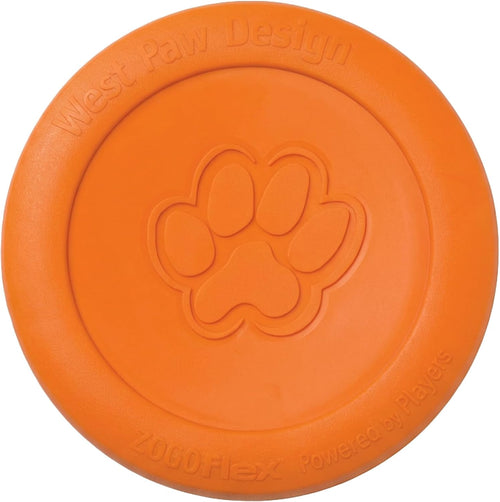 Frisbee para Perros Zogoflex Zisc — Disco Volador Premium, Naranja 21cm