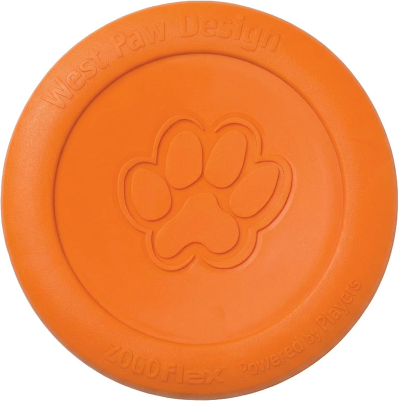 Frisbee para Perros Zogoflex Zisc — Disco Volador Premium, Naranja 21cm