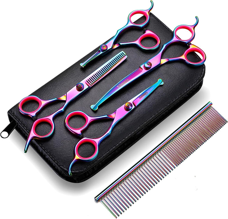 Set de Tijeras de Aseo 6 en 1 — Acero Inoxidable Profesional