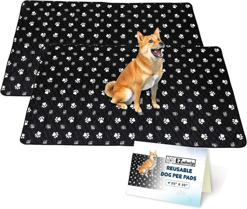 Empapadores Reutilizables para Perros — Lavables, Impermeables, Pack 2, 99x99cm