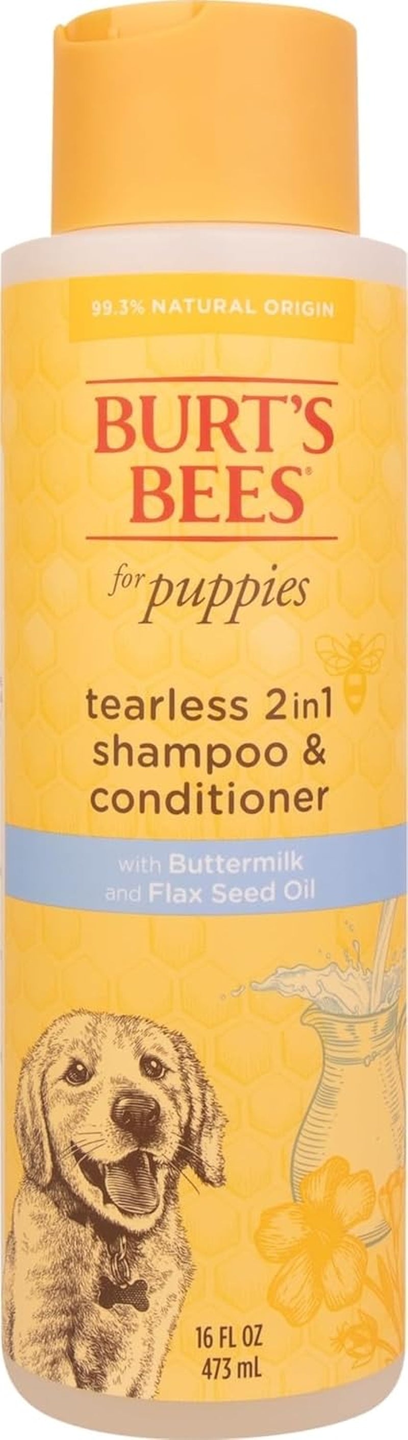 Champú para Cachorros Burt's Bees — Suave, Sin Lágrimas, 2 en 1, 473ml