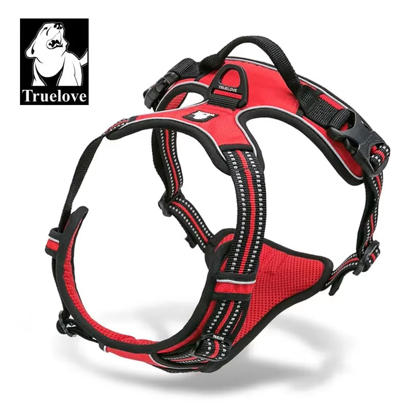 Arnés para Perros Antitirones Acolchado — Control Fácil, Sin Tirones, Tallas XS-XL
